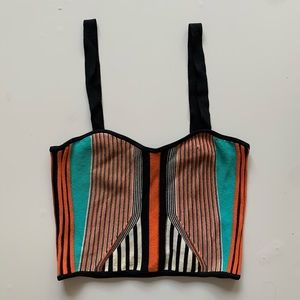 Ronny Kobo Knit Crop Top